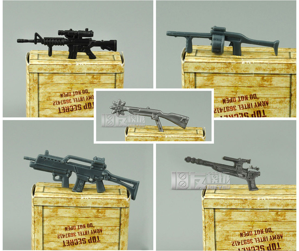 Hasbro GIJOE กองกําลังพิเศษ 12.5 ซม.ทหาร Action Figure อุปกรณ ์ เสริม M16 G36 Elf Gun