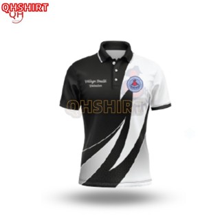 เสื้อ อสม เสื้อหมอชาวบ้าน อาสาสมัครประจำหมู่บ้าน เสื้อพิมพ์ล…