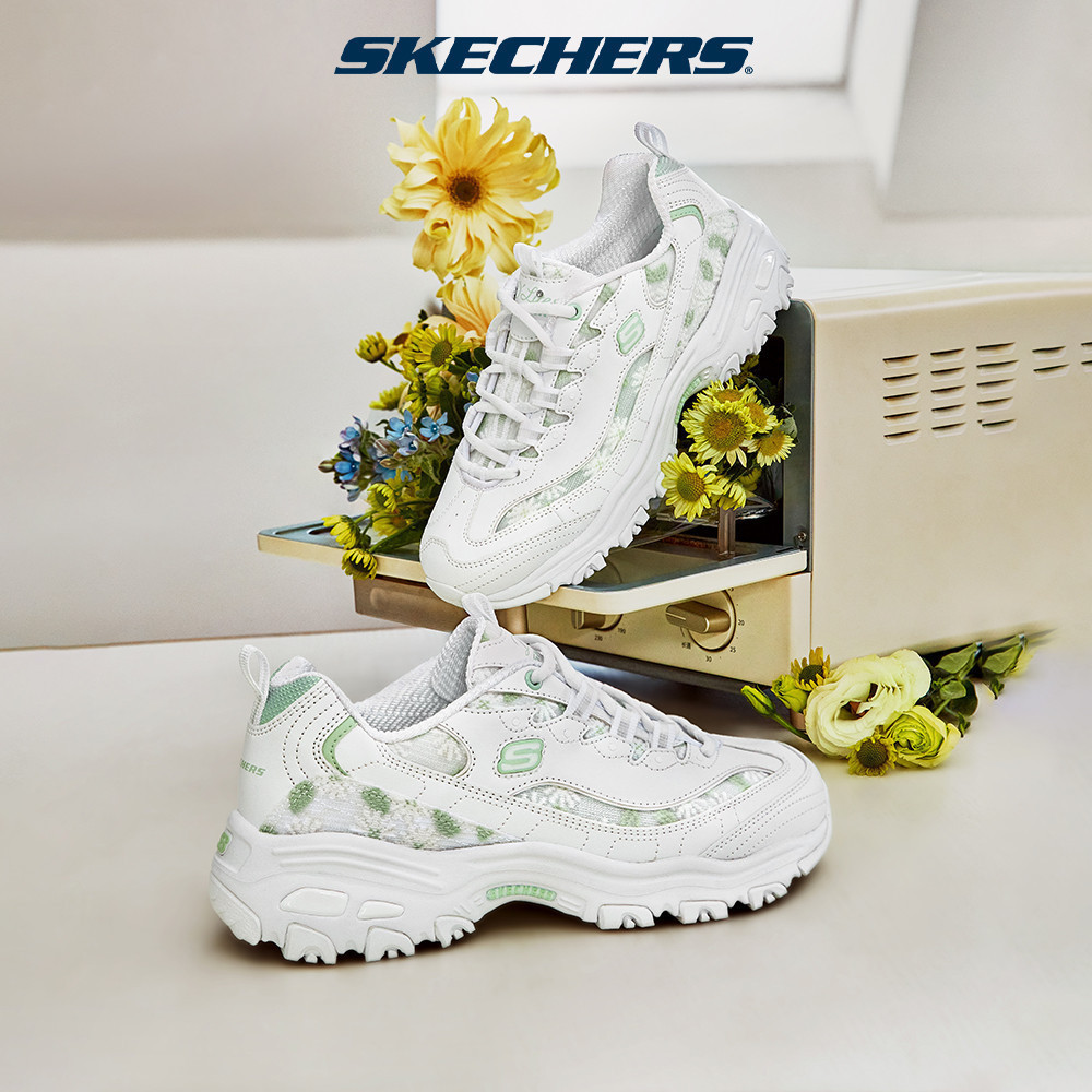 Skechers สเก็ตเชอร์ส รองเท้า ผู้หญิง Sport D'Lites 1.0 Shoes - 150234-WGR