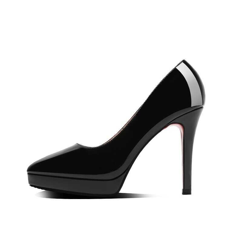 high heels Women stiletto point toe platform shoes 10cm