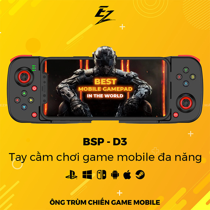 คอลเลกชันคอนโทรลเลอร ์ สําหรับเล ่ นเกม BSP D3 ไร ้ สายมือถือ | Ezpc