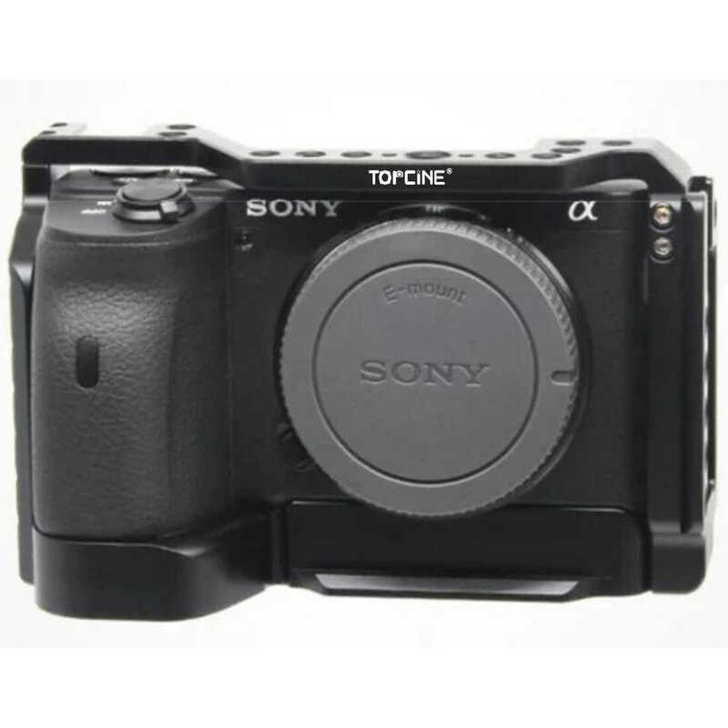 Sony Topcine Cage Alpha A6600 Camera,Quick Release Plate Arca-Swiss,3/8"-16 locating holes ARRI and