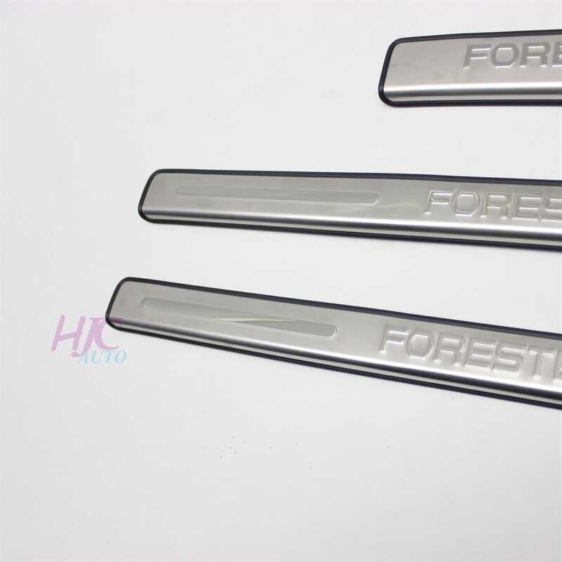 ❤ แต่งรถสำหรับ Subaru Forester SH SJ 4ชิ้นแผ่นแถบติดขอบประตู