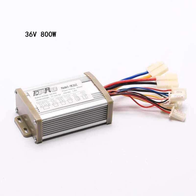 ❤️ 350W 500W 800W 36V ไฟฟ้า Brushed Motor Speed Controller กล่องควบคุม ATV Mi
