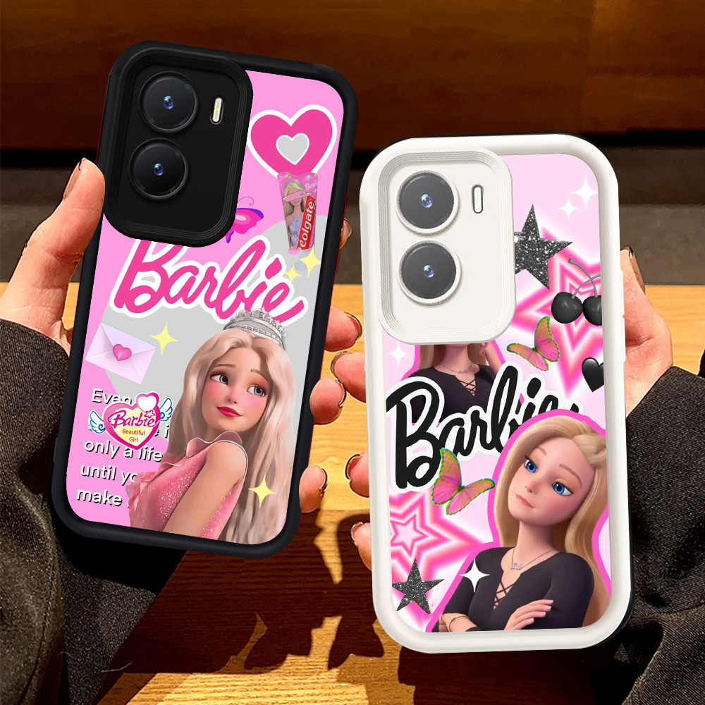 เคสสําหรับ VIVO Y35 Y15a Y15s Y22 Y22s 5G เคสซิลิโคน H-68 Barbie Girl