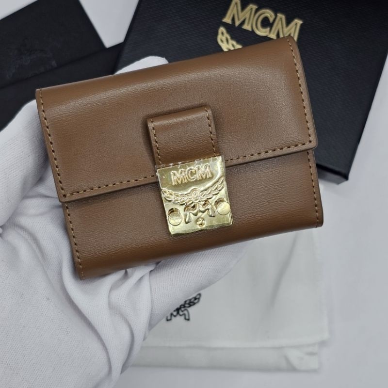 ♞,♘,♙ ของแท้ 100% .* New พร้อมส่ง .* Mcm Mini wallet