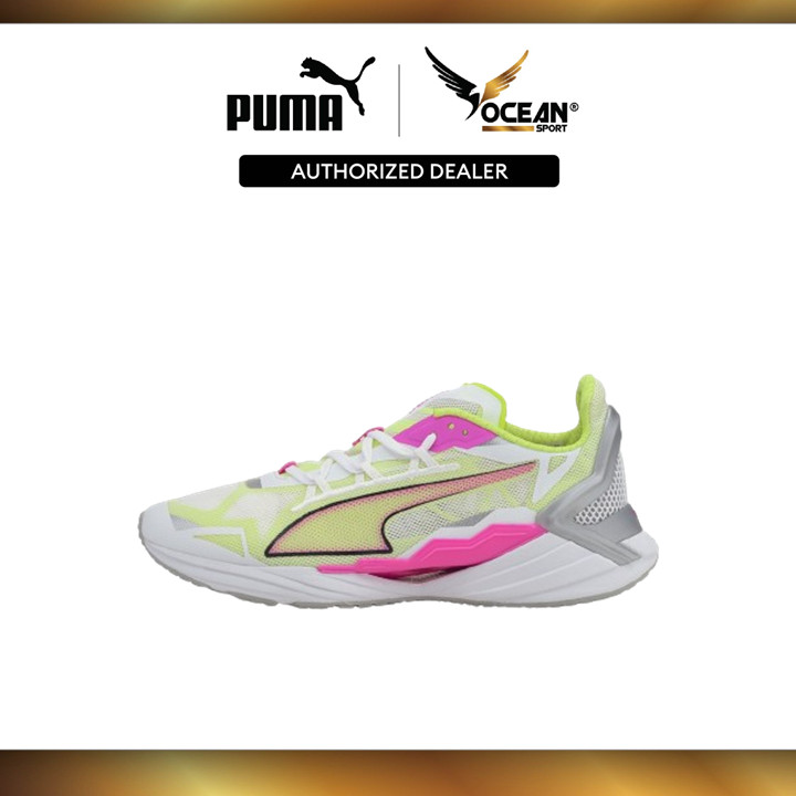 Puma UltraRide Wn s Puma White-Luminous Pink Training Shoes 19375602