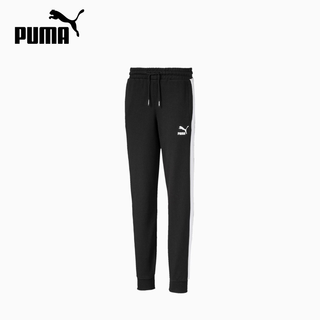 Puma Iconic T7 กางเกงวอร์ม Tr Juniors สีดํา
