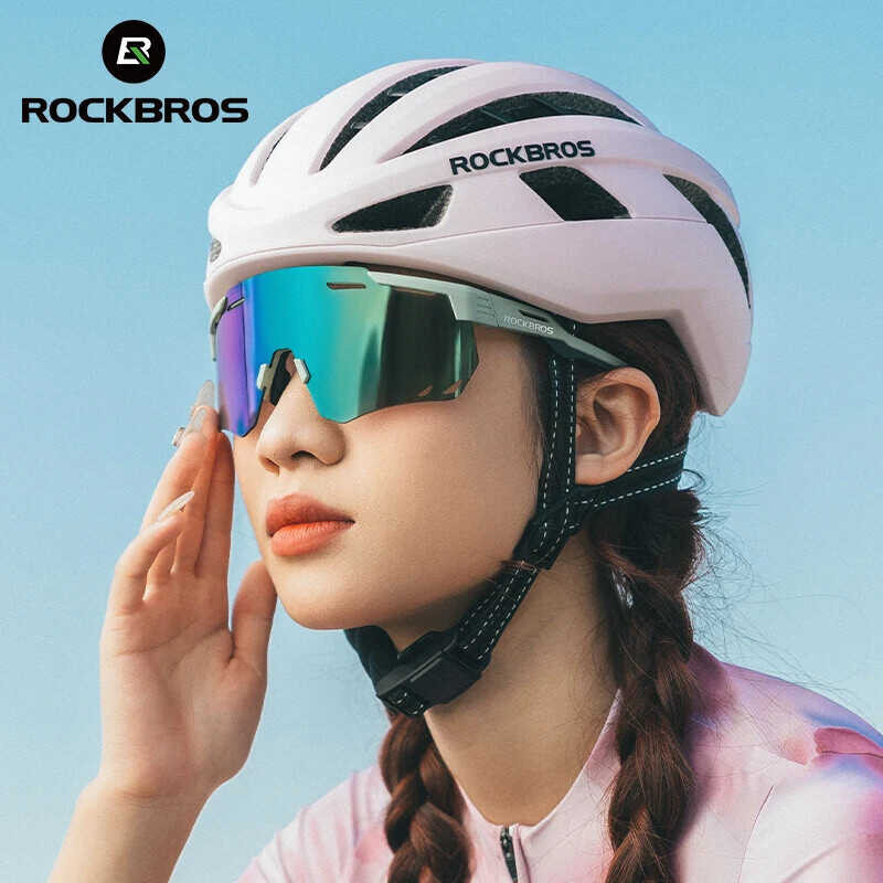 Cycling ROCKBROS New Glasses All-Weather Polarized Photochromic MTB Road Bike Eyewear Driving Golf Goggles Protection