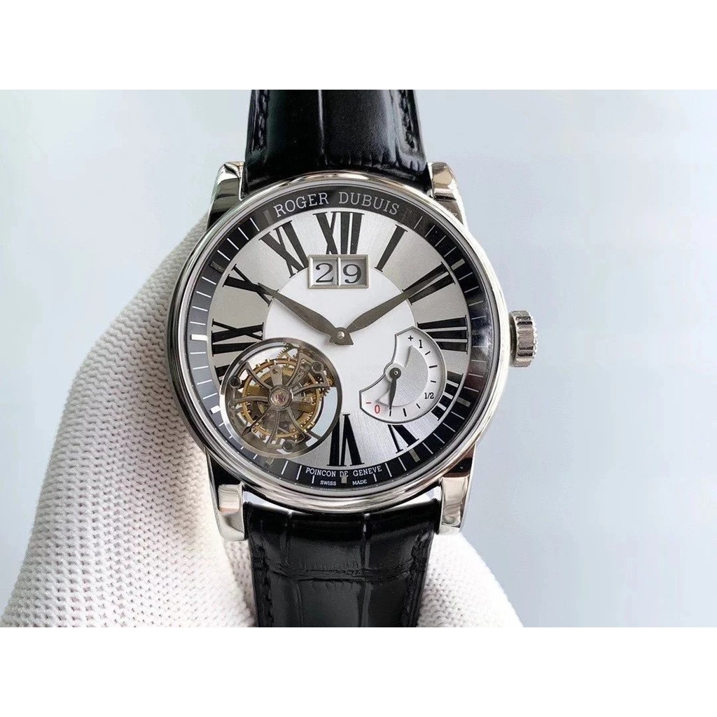Roger Dupie HOMMAGE (Tribute Series) Series RDDBHO0568 นาฬิกาข้อมือ กลไก 8 จุด RD540 ไซซ์ 45 มม. สํ