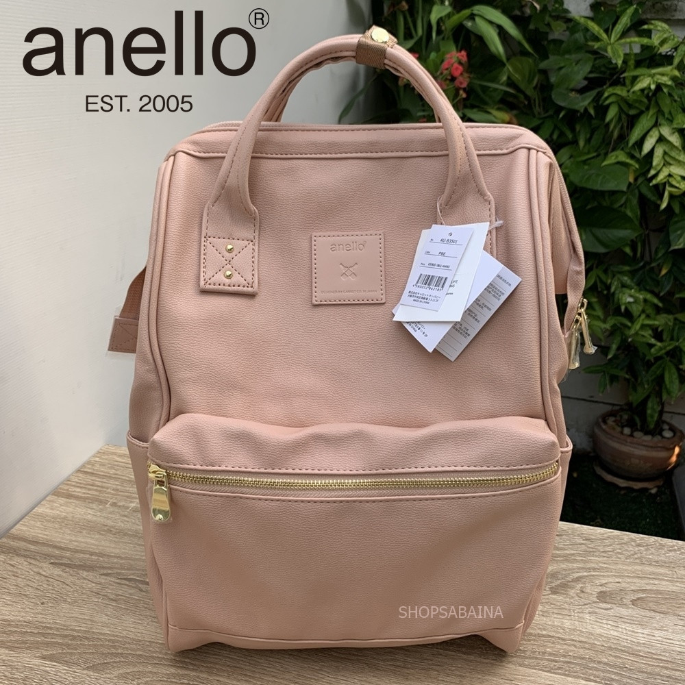 ♞,♘,♙anello แท้100% Pu leather Re-model  Backpack (Classic size) Remodel กระเป๋าเป้สะพายหลัง ไซส์ให