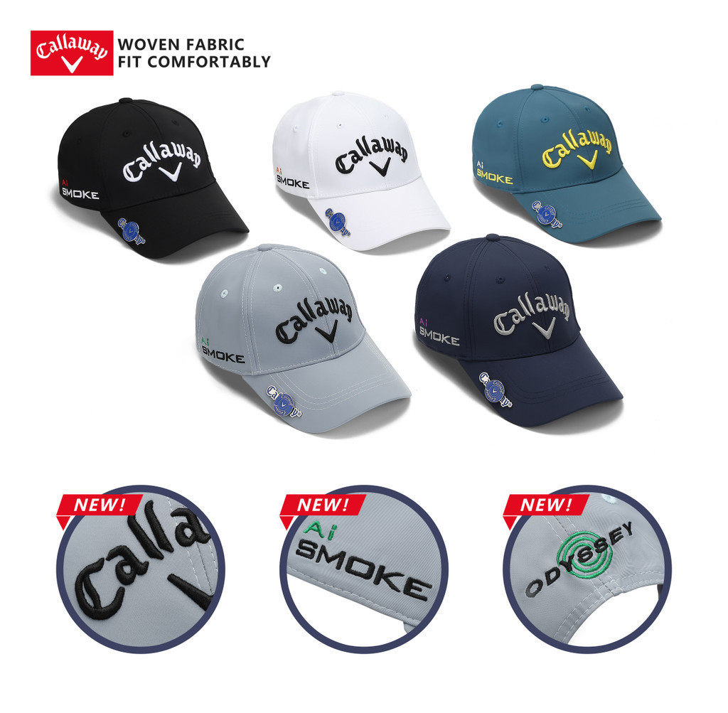[Callaway] Golf New Style Ball Cap with Top Hat Summer Casual Sports Men Women Same Style Sun Cap MZ2428 IQNXA