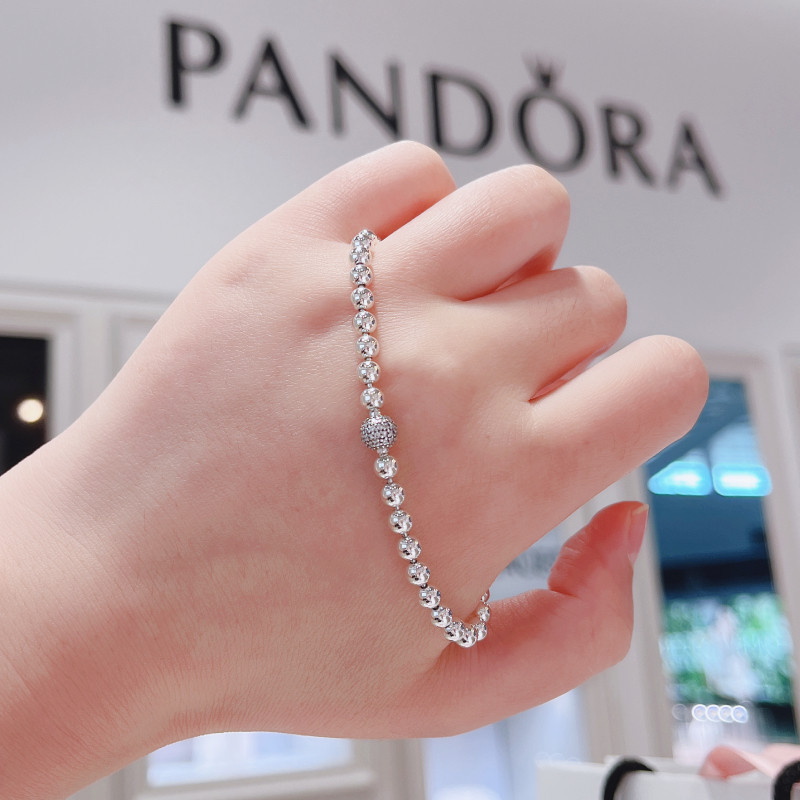 ♞,♘,♙(การจัดส่งไทย) ของแทั 100% pandora กำไล สร้อยข้อมือลูกปัด Bracelet silver 925 women ลูกปัด สร้