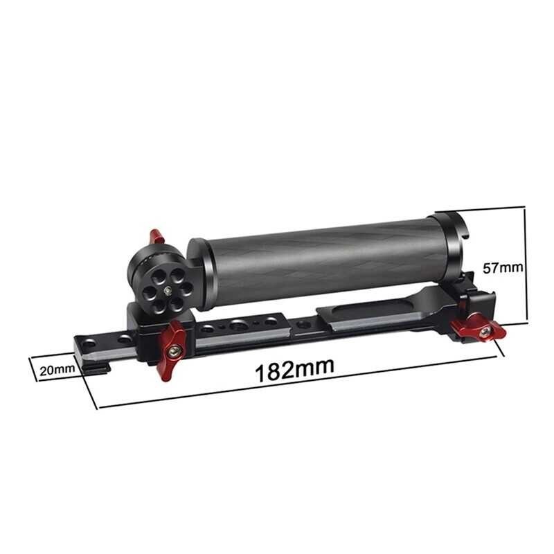 Handgrip Adjustable Dual Carbon Handle Grip Clamp Mount For DJI Ronin RSC 2 Rs2 Handheld Stabilizer 
