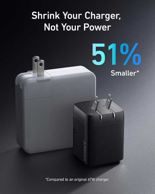 ❤ Anker Prime 67W ที่ชาร์จ USB C,Anker Gan 3-Port เครื่องชาร์จติดผนัง