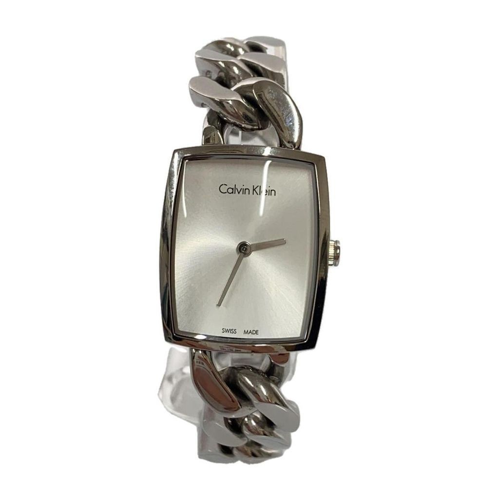 Calvin Klein LE WH wht ViN AMI 5 นาฬิกาข ้ อมือผู ้ หญิงโดยตรงจากญี ่ ปุ ่ นมือสอง
