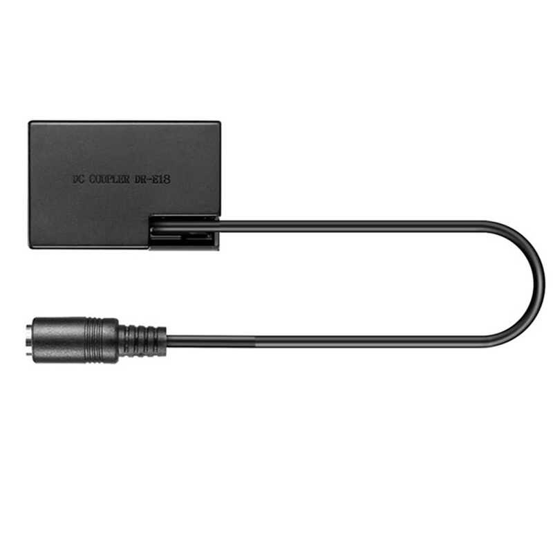 ➧ Ack-E18 Dr-E18 DC Coupler สาย Usb-C + LP E17 แบตเตอรี่ปลอมสำหรับ Canon EO