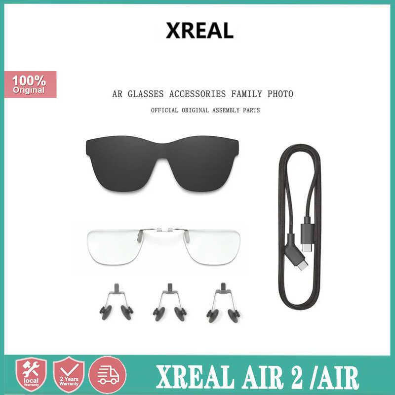 XREAL Air for Smart AR accessories Nose pad Eyeglasses Hood 1.2M Data Cable , Myopia Glasses Frame