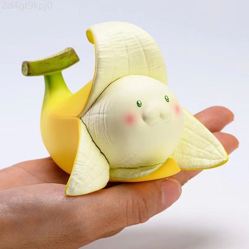 จุดสินค้า ♞,♘Planet Animal Planet Dodowo ผักและผลไม้เอลฟ์ Banana Sea Cucumber น่ารักสร้างสรรค์อินเท