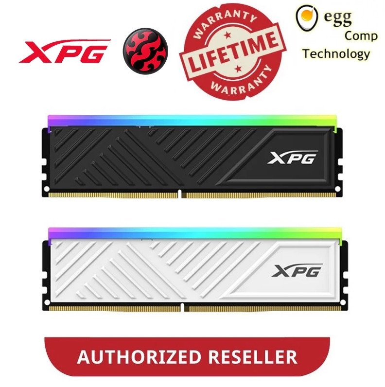 ADATA XPG D35G DDR4 RGB 8GB / 16GB 3200MHZ สีดํา / สีขาว