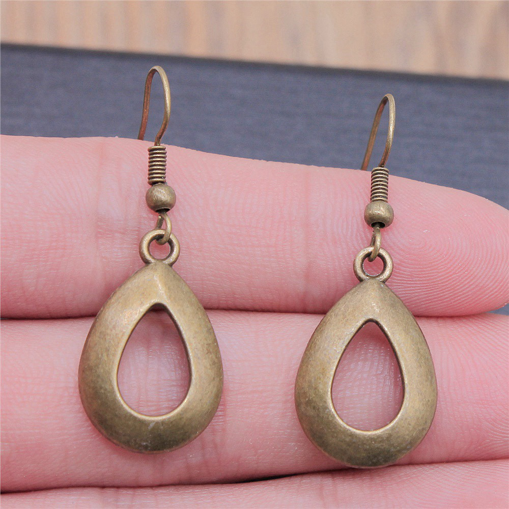 Geometric Water Drop Circle Drop & Dangle รูปที่ 5