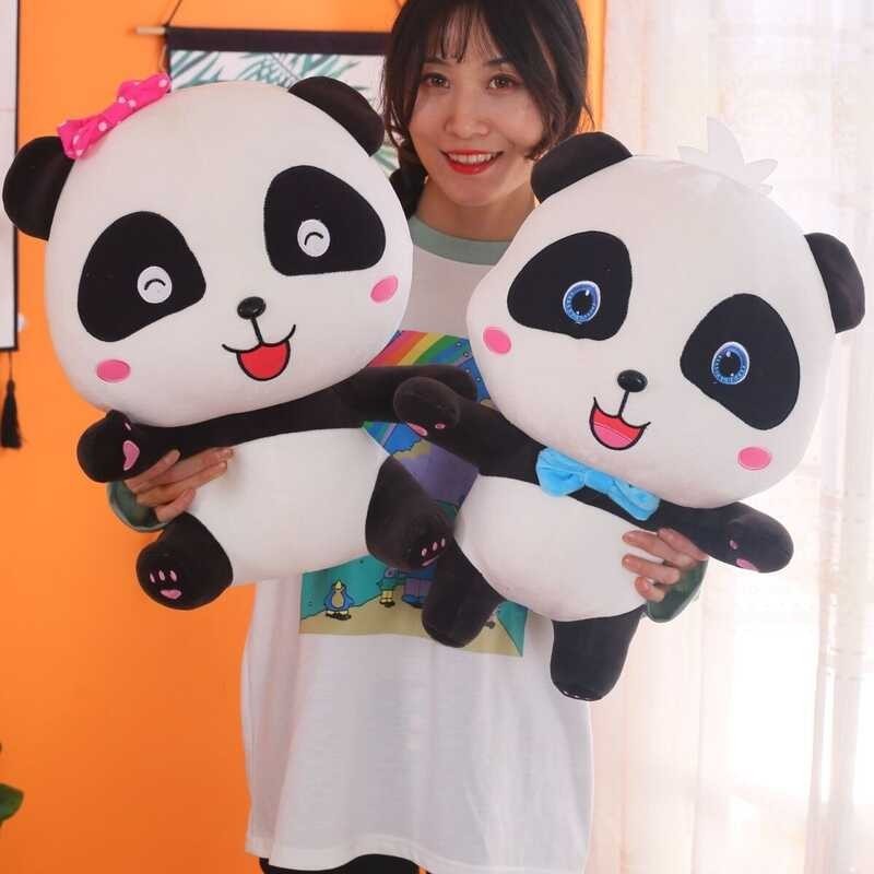 Baby Ntgjyuju72dis0cussion Bus Doll Wonderful Little Panda Plush Toy Baby Jojo Birthday Gift For Me