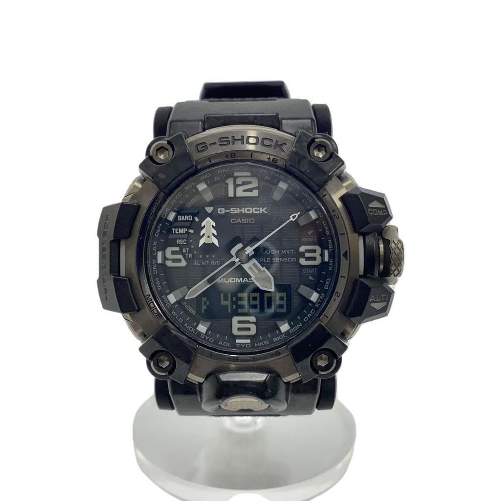 CASIO Wrist Watch G-Shock Gray Black Men's Solar Direct from Japan Secondhand