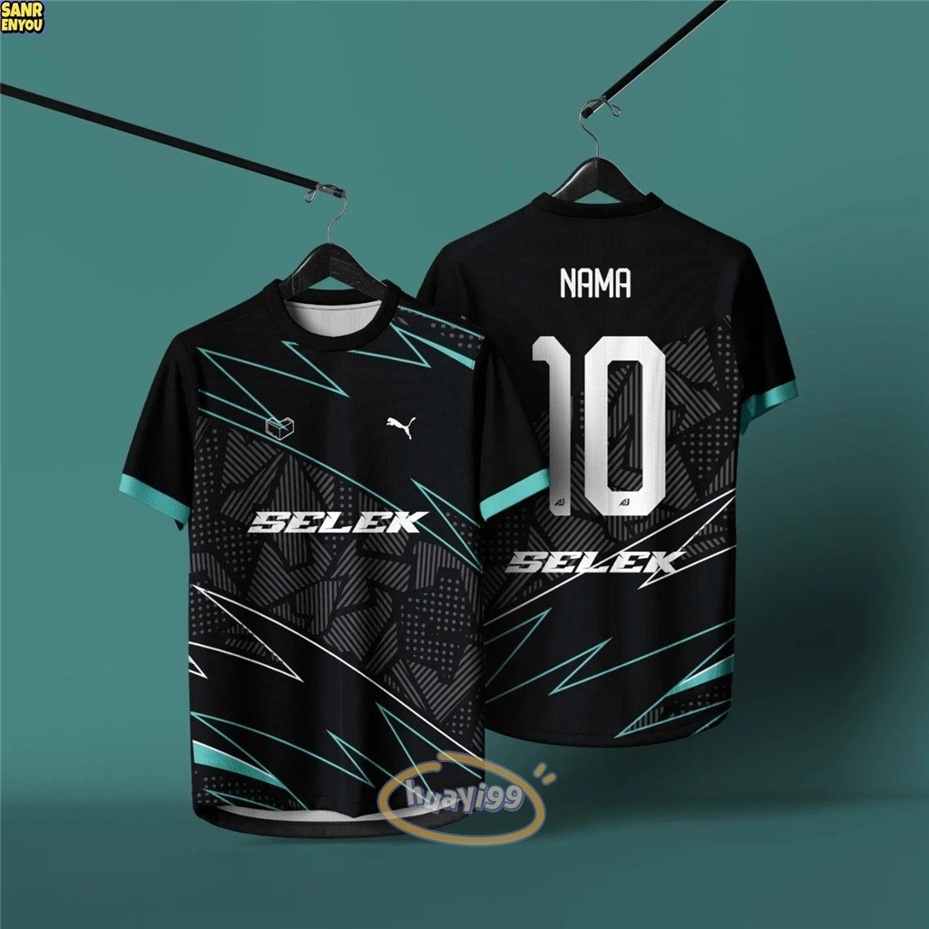 Single Order Jersey Oversize Custom Name Jersey ราคาถูก Streetwear Football Jersey ราคาถูก Viral Tick Short Slee