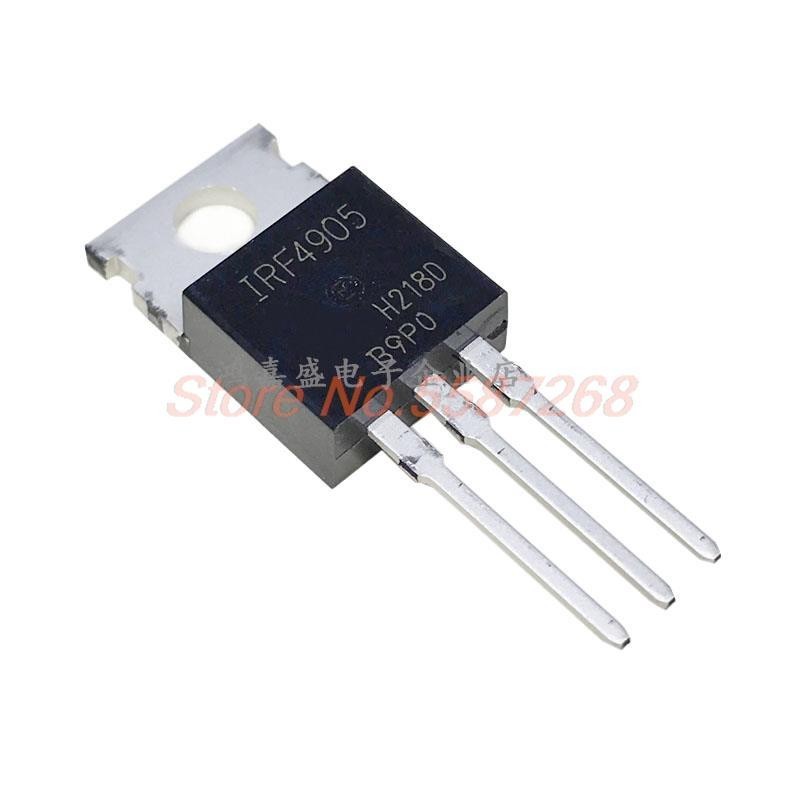 10 ชิ้น IRF4905PBF IRF4905 TO-220 TO220 IRF4905P MOSFET ใหม่