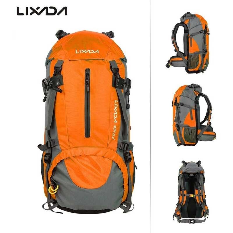 Water Lixada 50L Resistant Outdoor Sport Hiking Camping Travel Backpack Pack Mountaineering Climbin