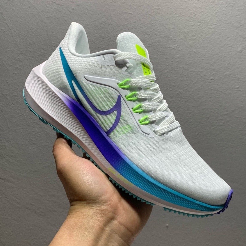 Nike Air Zoom Pegasus 39 รองเท้าวิ่งผู้ชายและผู้หญิง Breathable Turbo 39th รองเท้าผ้าใบ