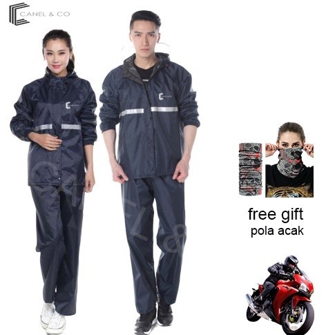 Order Canel & CO เสื ้ อกันฝนรถจักรยานยนต ์ ผู ้ ใหญ ่ Men/ Women/Pinguin เสื ้ อกันฝน PVC และไนลอน