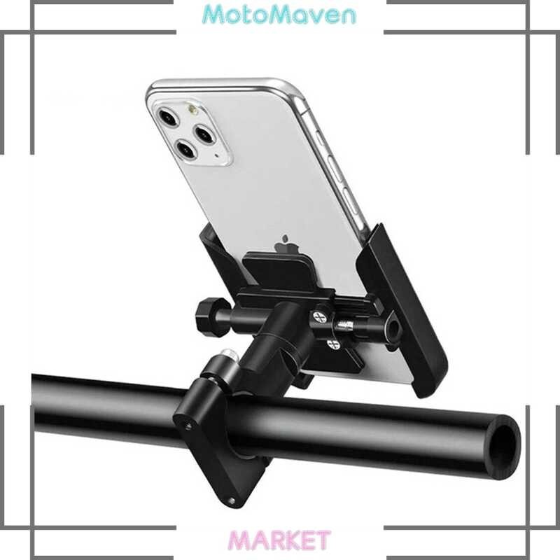 ❤ Motomaven PCX Motorcycle Phone Holder Aluminum GPS Mobile Cellphone Handlebar Mirror Bracket Ca