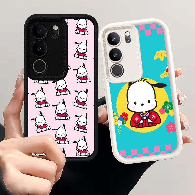 สําหรับ VIVO Y19S V40 Lite Y300 Pro V29 V50 Y83 5G ซิลิโคนกรณี H-69 Pochacco สุนัข