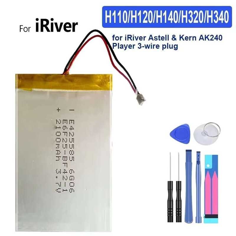 for iRiver H110 H120 H140 H320 H340 Player H110/H120/H140/H320/H340 แบตเตอรี่ 0