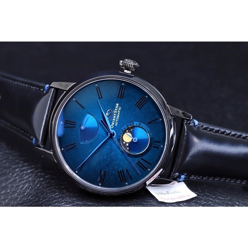 ♞,♘(พร้อมของแถม) นาฬิกา Orient Star M45 Moon Phase Limited Edition รุ่น RE-AY0119L