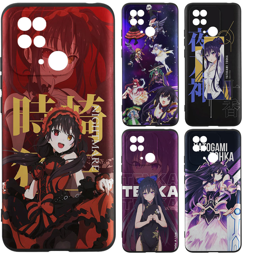 ซิลิโคนนุ่มTPUสําหรับRedmi 9Aหมายเหตุ 9 9T 9S 9C 10A S2 7A 10 10A 9C 8 วันที่A Live Yatogami Tohka