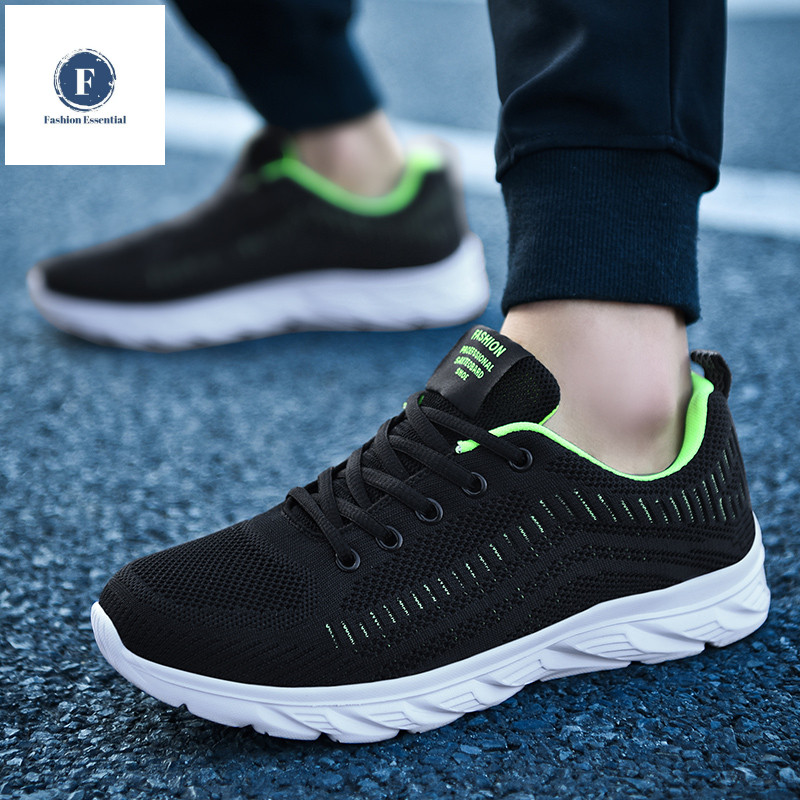 ขนาด 38-46 รองเท ้ าผู ้ ชายตาข ่ าย Jogging รองเท ้ าสําหรับชายรองเท ้ าเดินรองเท ้ าผ ้ าใบตาข ่ าย Breathable รองเท ้ าผ ้ าใบขาย Kasut Bernafas ตาข ่ าย Lelaki