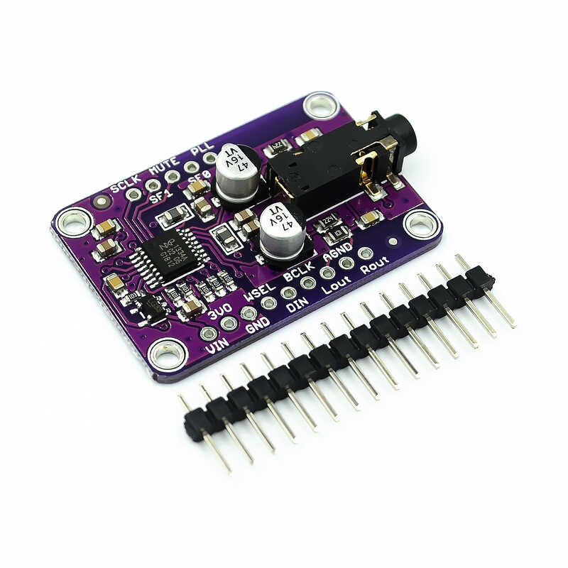 1334 Uda1334a I2s DAC Audio Stereo Decoder Module Board For Arduino 3.3V - 5V