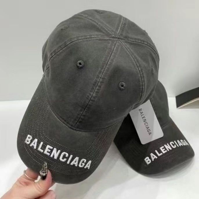 Balenciaga 2024 หมวกเบสบอลปักคลาสสิก, อเนกประสงค ์, Old-fashioned Celebrity ผู ้ ชายและผู ้ หญิง Peaked Cap, Tren