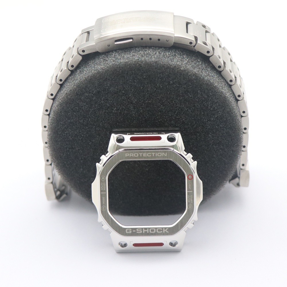 Watch Band Strap For DW5600 DW5610 5600 5610 Metal Watchband Case Bezel Frame GW-M5610 GW-M5600 GWB
