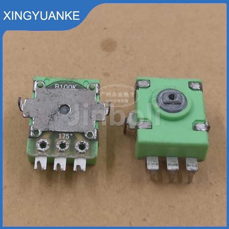 5pcs DSP วิทยุปรับแต่ง Potentiometer 5Pins B100K B104 Bent เท้า 175 องศา Digital Potentiometer