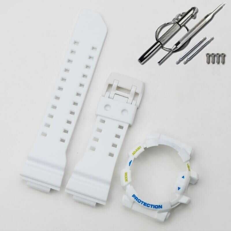 GA-400 ผู้ชายสายเรซิ่นสำหรับ G-SHOCK GBA-401 GD400 Casual กีฬากันน้ำ