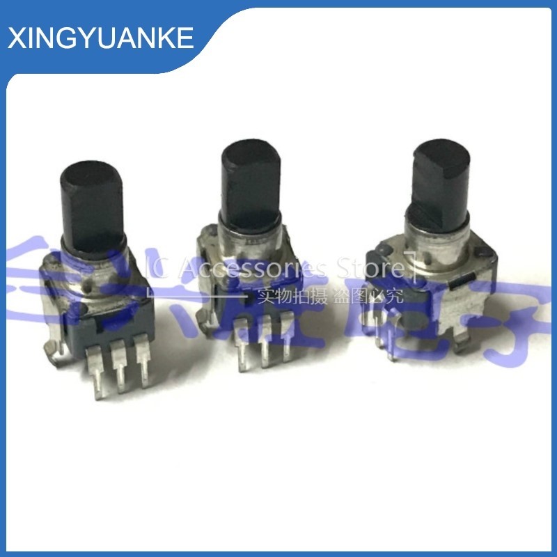 5 ชิ้น/ล็อตซับวูฟเฟอร์ปรับความต้านทาน R09 ประเภทแนวตั้ง Potentiometer C20K พร้อมการปรับระดับเสียงลํา