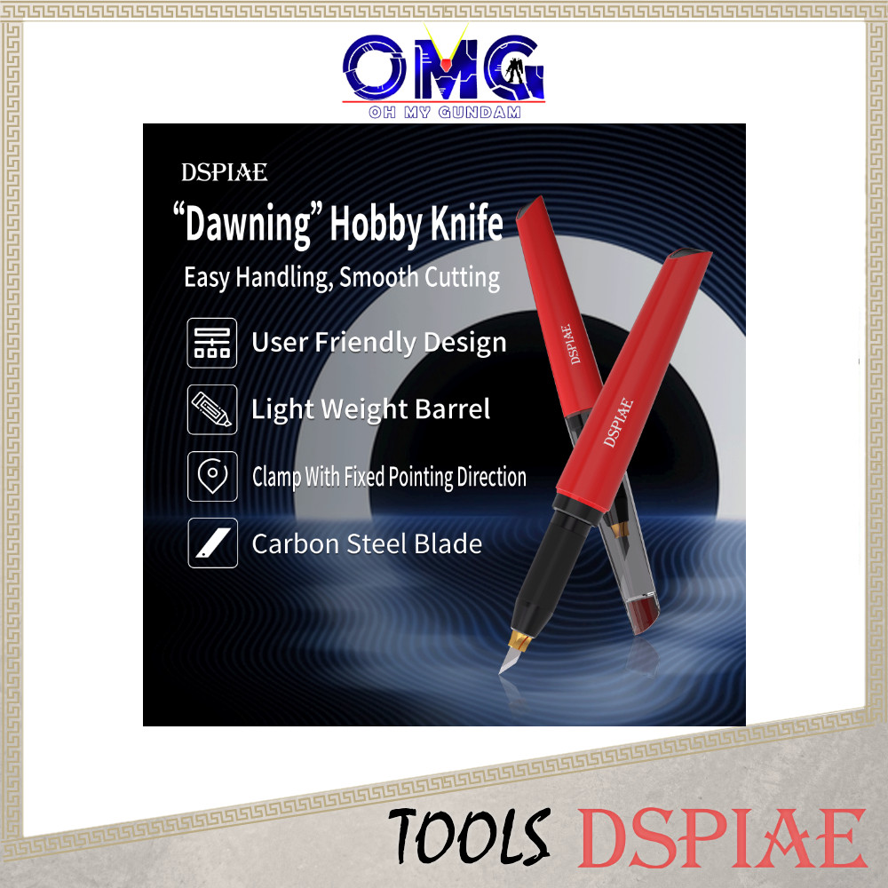 Dspiae Precision Dawning Hobby Knife PT-DK / Knife Blade Refill เท่านั้น DK-B02 Hobby Knife Blade ใบ