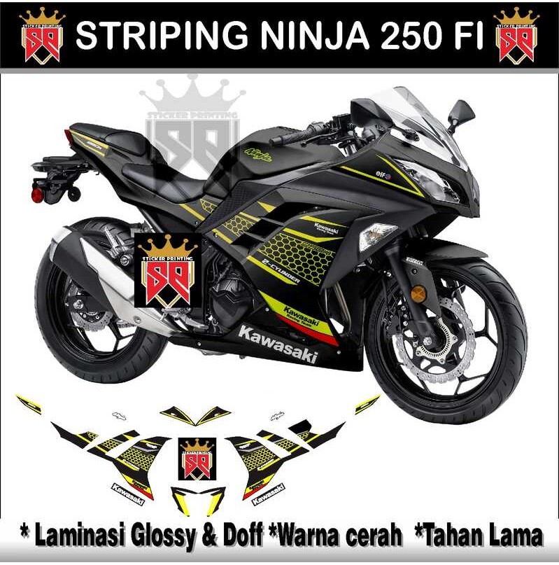 ❤ STRIPING VARIASI / DECAL STICKER NINJA FI 250