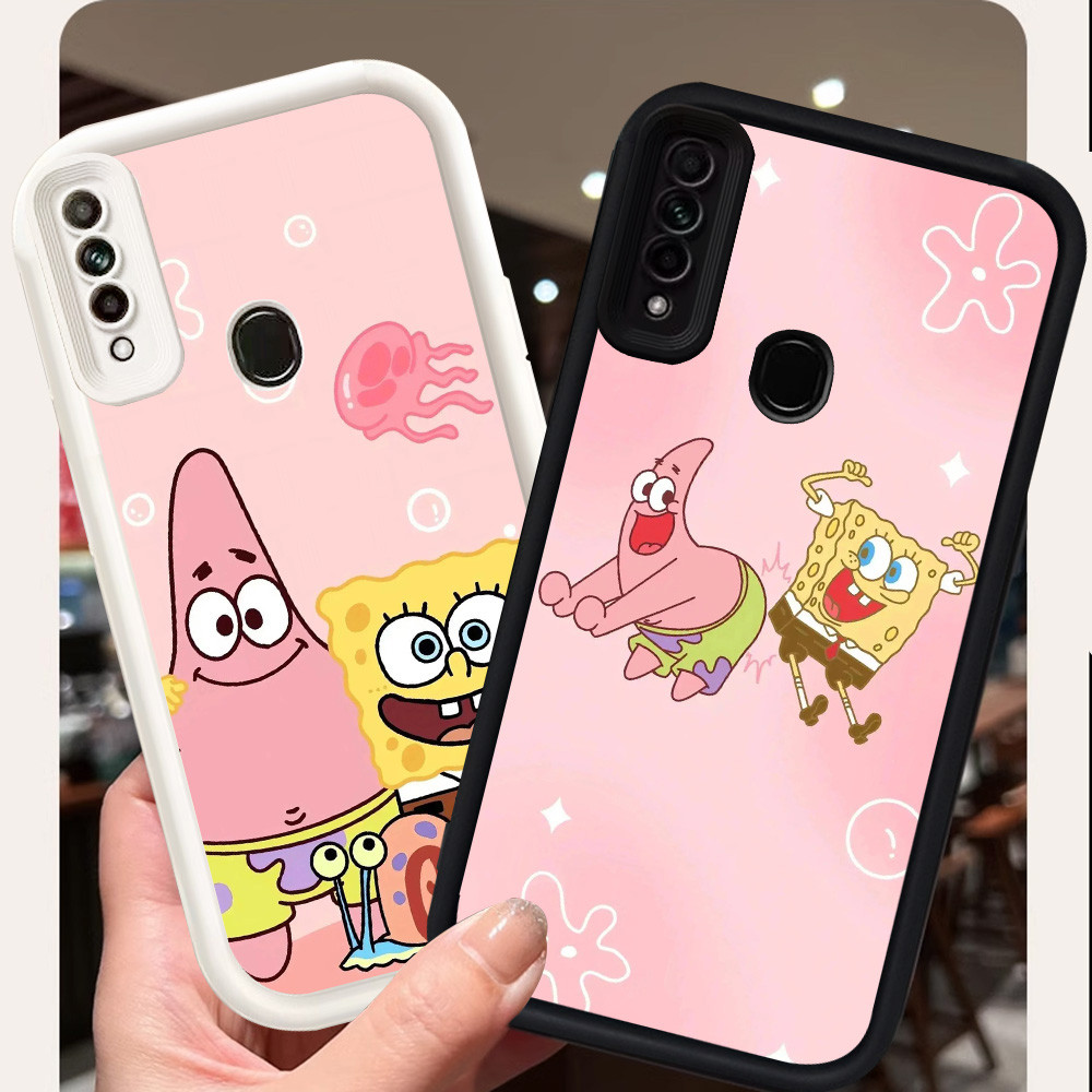 เคสสําหรับ OPPO Reno 3 F15 A31 A91 เคสซิลิโคน H-90 SpongeBob