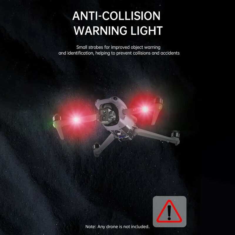 ❤️ STARTRC Droneไฟสําหรับบินกลางคืนanti-Collision Droneไฟdrone Strobeไฟ 3 สีแบตเตอรี่ในตัว ❤️