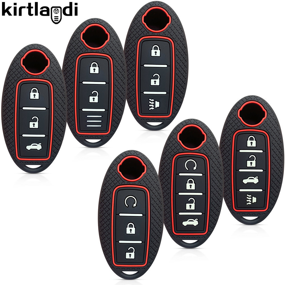 เคสกุญแจรีโมทรถยนต์ สําหรับ Nissan Rogue Xtrail Kicks Juke Qashqai Tiida Patrol Leaf Micra Note Serena Murano Navara