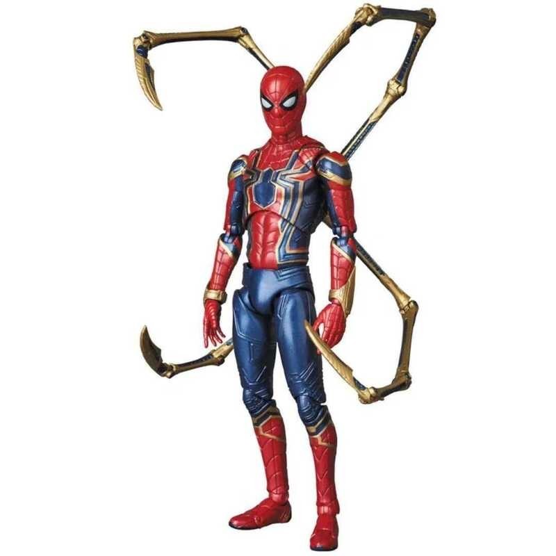 7Inches Toystoryshop Avengers Movie Iron Spider Man Action Figure Spiderman Figurine Collectible T man